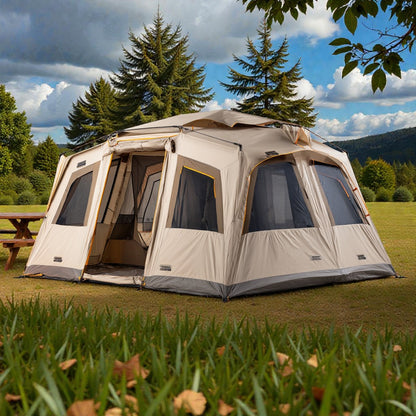 Kavtira Large Family Cabin Tent (6-Person)